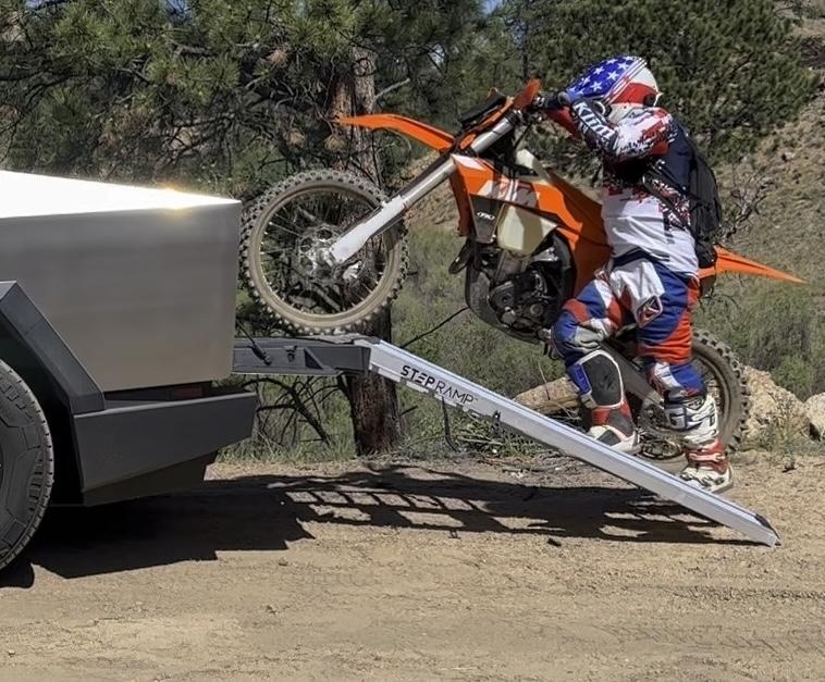 Tesla Roadster 2nd gen Motorcycle Loading Ramp Solution: StepRamp + Rhino Straps tempImageDBoOvy copy 2