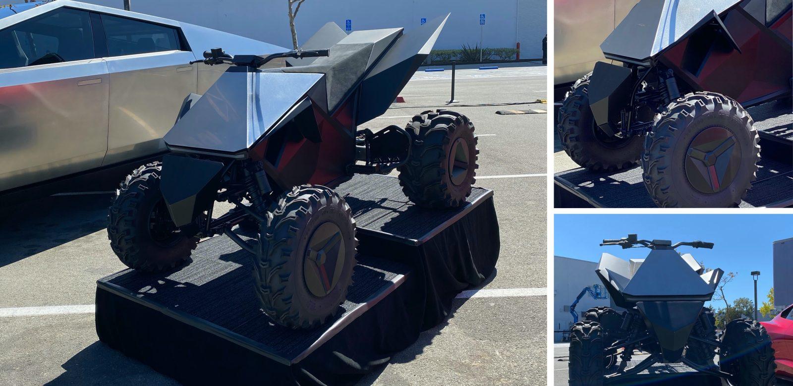 Tesla Cybertruck Tesla Cyberquad is alive, new trademark application for the electric ATV Tesla-Cyberquad-hero