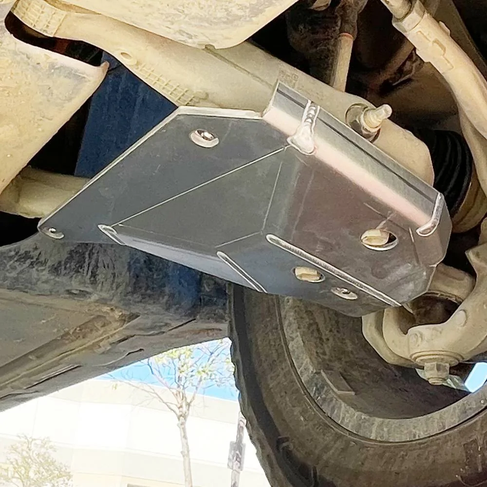 Tesla Cybertruck CYBERTRUCKco Front Control Arm Skid Plates available now! tesla cybertruck front control arm protection from cybertruckco-3