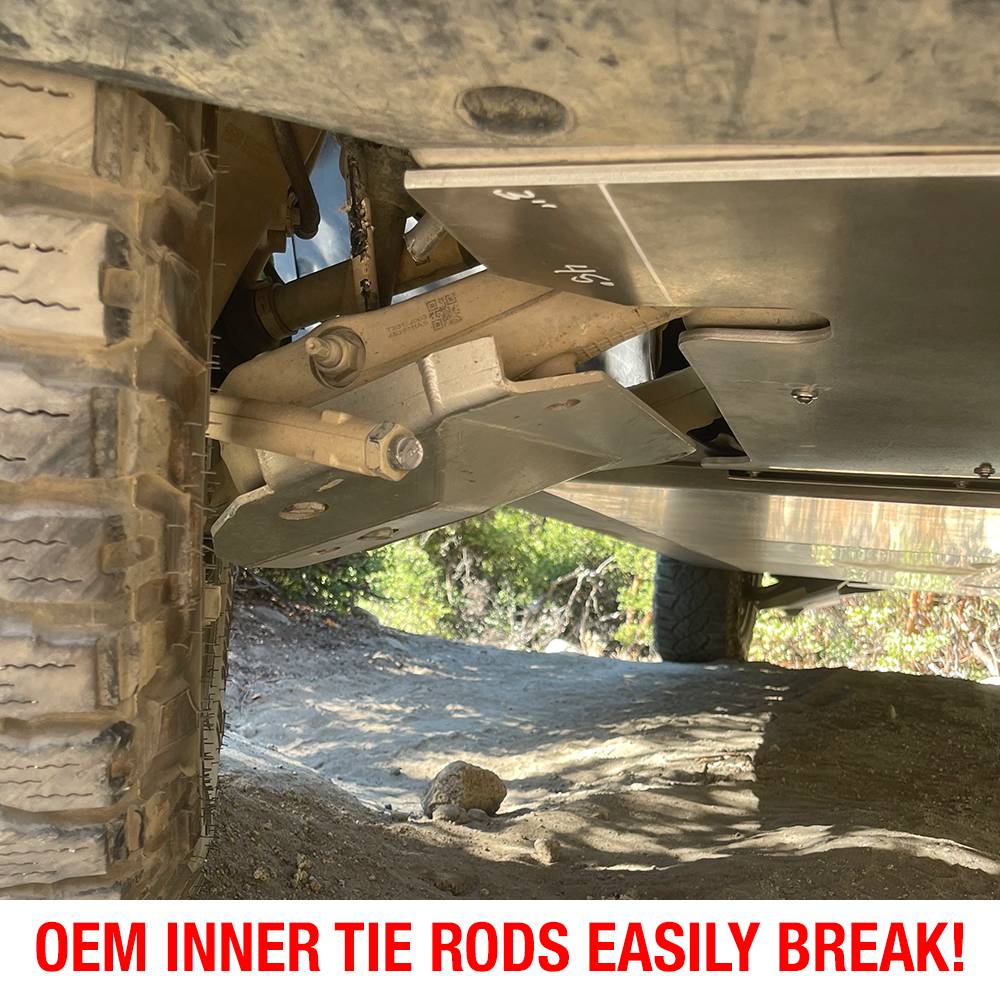 Tesla Cybertruck Trail Report: Sidewinder in Coral Canyon, San Diego county tesla cybertruck heavy duty inner tie rods front steering rack-5