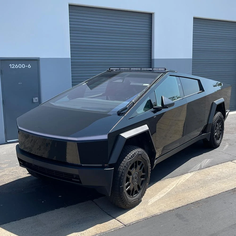 Tesla Cybertruck NEW CYBERTRUCKco Universal Bumper and Roof mounting brackets - works with any light brand from Baja Designs to Amazon tesla-cybertruck-light-bar-brackets-for-roof-7