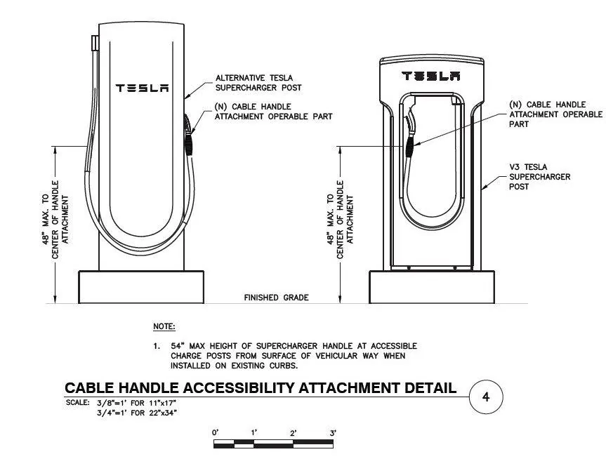 Tesla Roadster 2nd gen V4 Tesla Supercharger - Technical Drawings Tesla V4 Supercharger