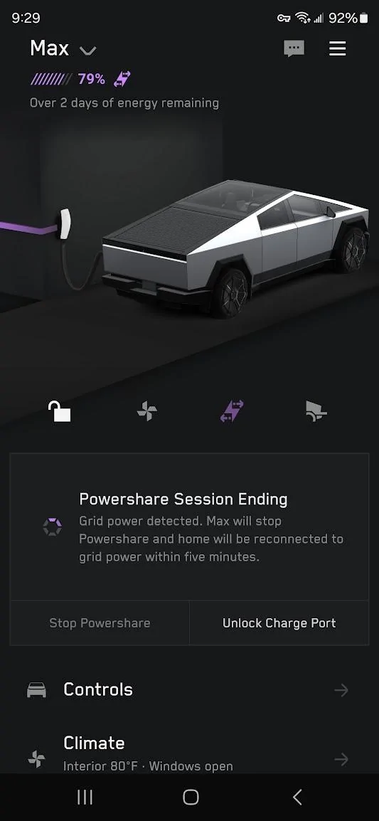 Tesla Roadster 2nd gen Minnesota tesla_cybertruck_powershare_first_time_use_back_to_grid_switch