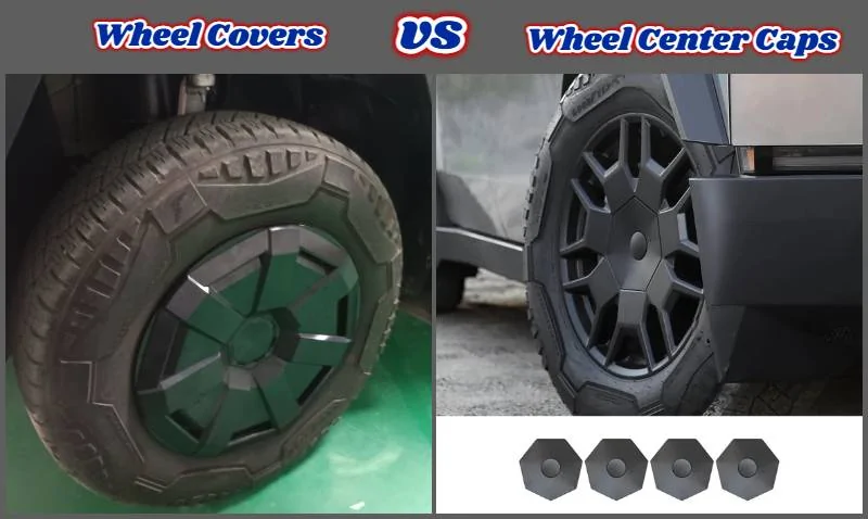 Tesla Cybertruck OEM Wheel Covers vs. Aftermarket Wheel Center Caps – Your Opinion Matters! 🛞 Teslaunch-0909