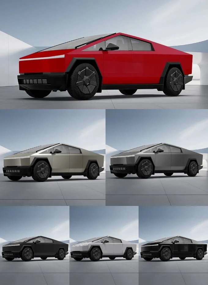 Tesla Cybertruck Customize Your Cybertruck with Teslaunch's DIY Color Wrap Kits! 🚀 Teslaunch