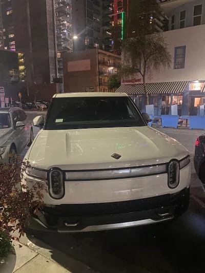 Tesla Cybertruck Rivian Truck spotted in San Diego thumbnail-20