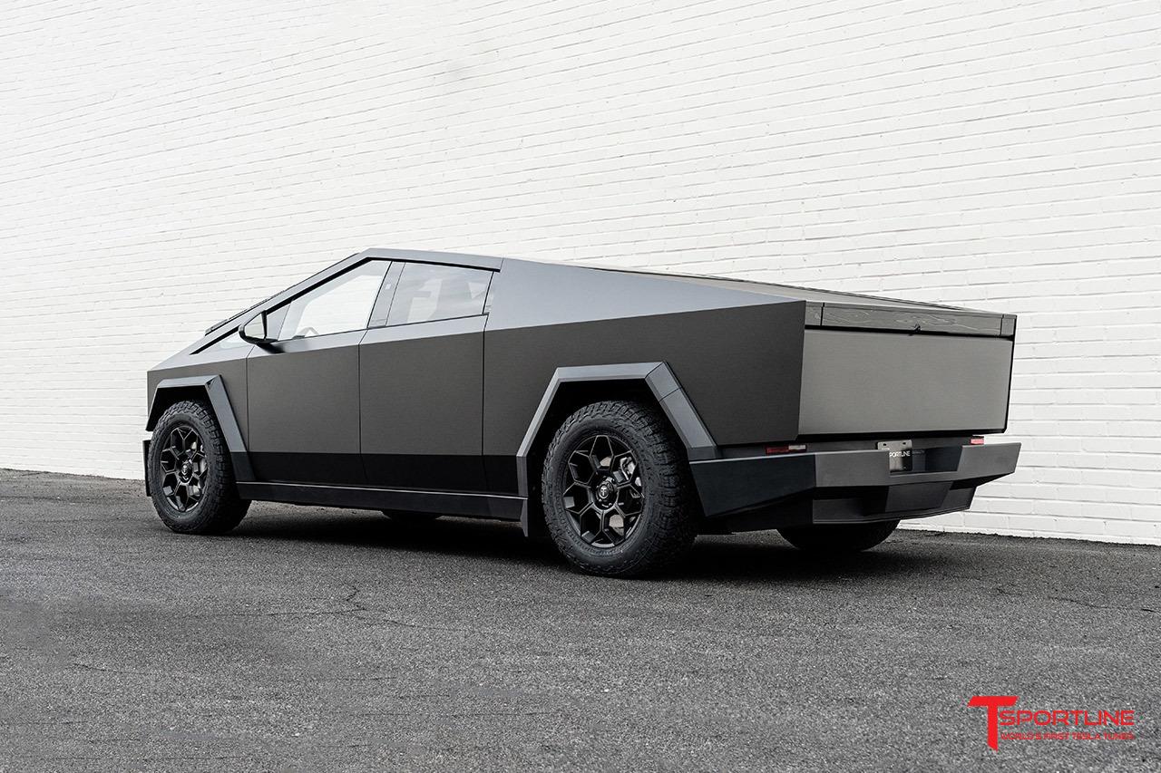 Tesla Cybertruck Cybertruck Aftermarket Wheels & Tires Photos + Info Compilation uck-aftermarket-wheels-20-ct7-matte-black-high-