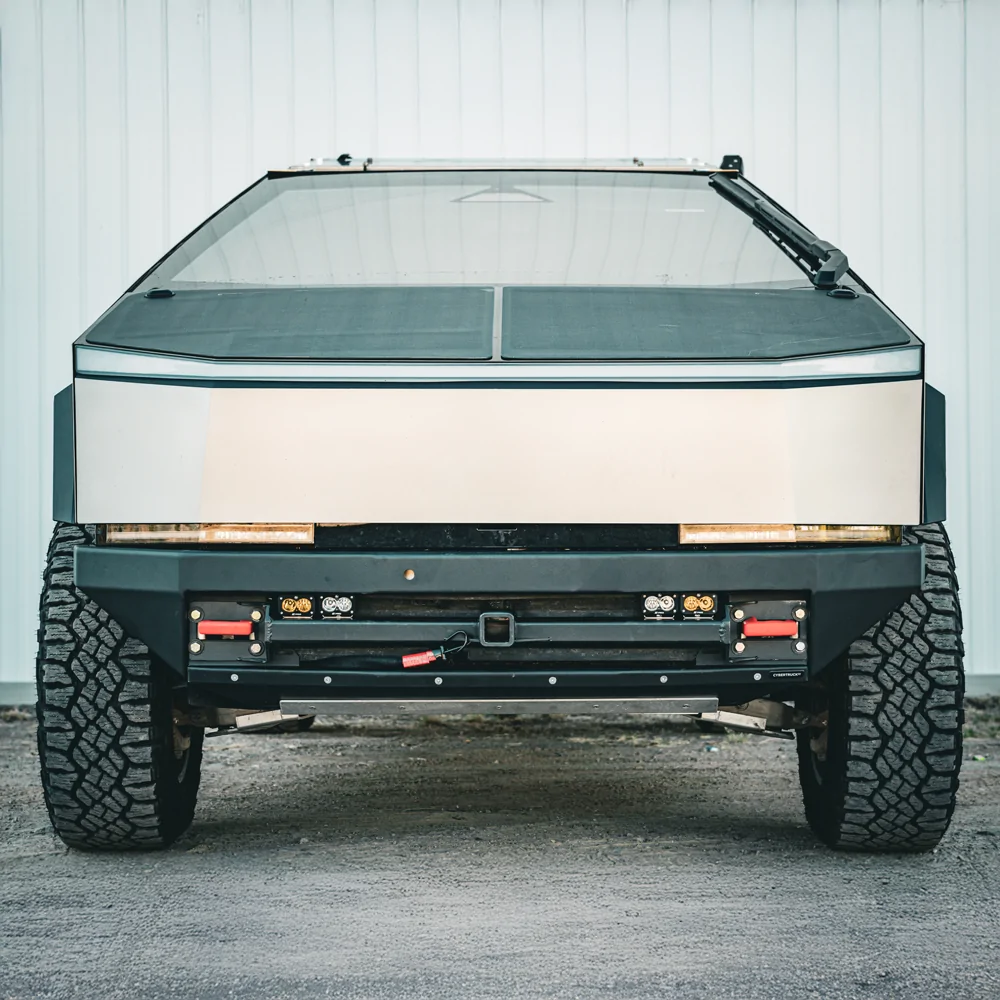 Tesla Cybertruck 💥 CYBERTRUCKco Heavy-Duty Aluminum Rear Bumper launched! 💥 web-DSC04343