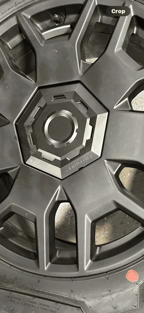 Tesla Roadster 2nd gen Center Caps for Core Wheels wheels 5