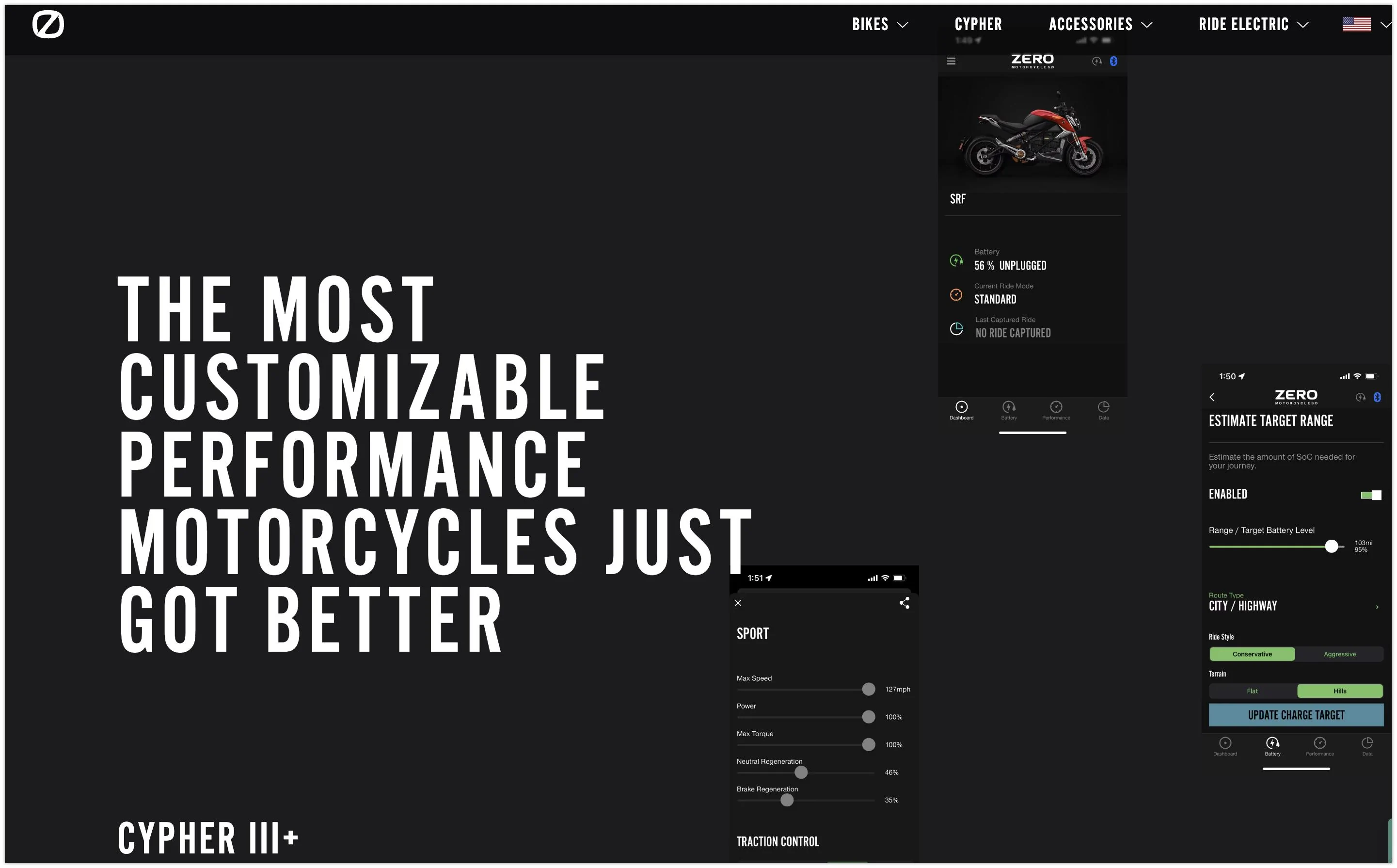 Tesla Roadster 2nd gen Zero Cypher (Model) Electric Motorcycle Zero - Cypher 