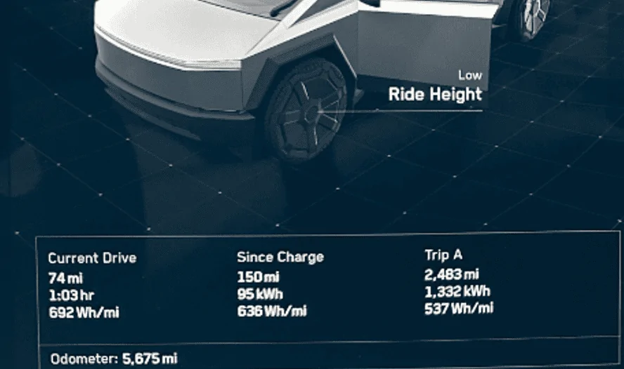 Tesla Roadster 2nd gen Range for AWD Cybertruck 200-250 miles after many real world tests zimage7548